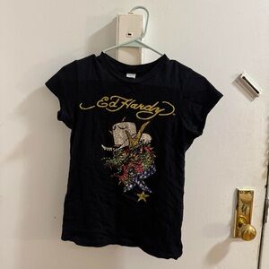 Ed Hardy Black T-Shirt
